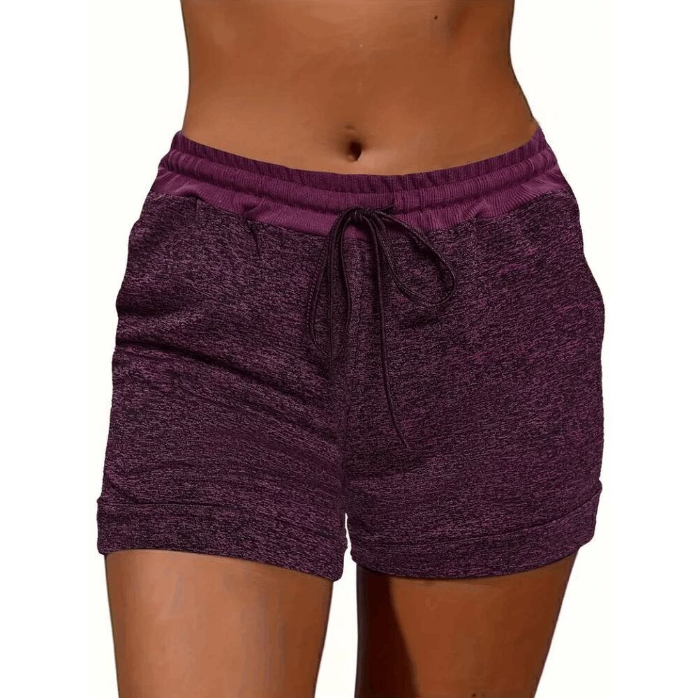 Dual Pockets Drawstring Shorts Casual Shorts